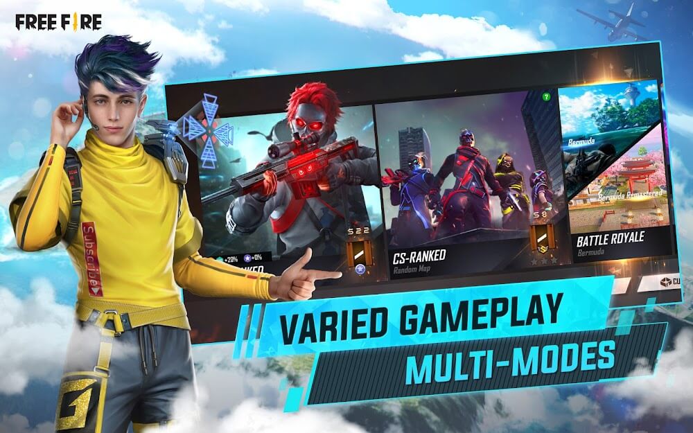 Garena Free Fire MOD APK v1.102.1 (Corte de mira,sem recuo