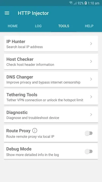 http injector free internet settings